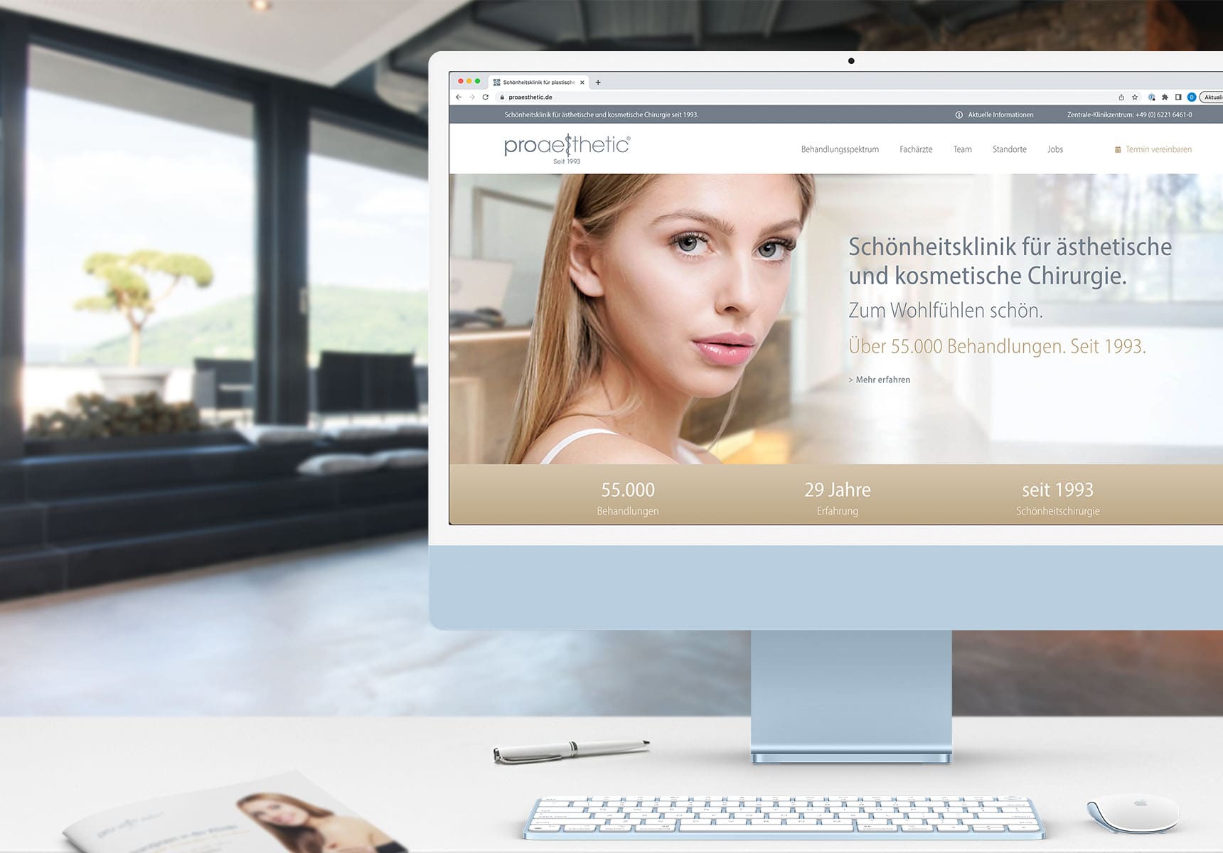 00x lr praxismarketing proaesthetic klinik webdesign desktop webseite - Langenstein & Reichenthaler - Agentur für Praxismarketing